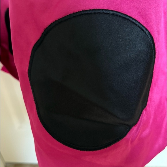 Oscar de la Renta Pink and Black Dotted A-line MISSY FANTASY - Picture 8 of 8